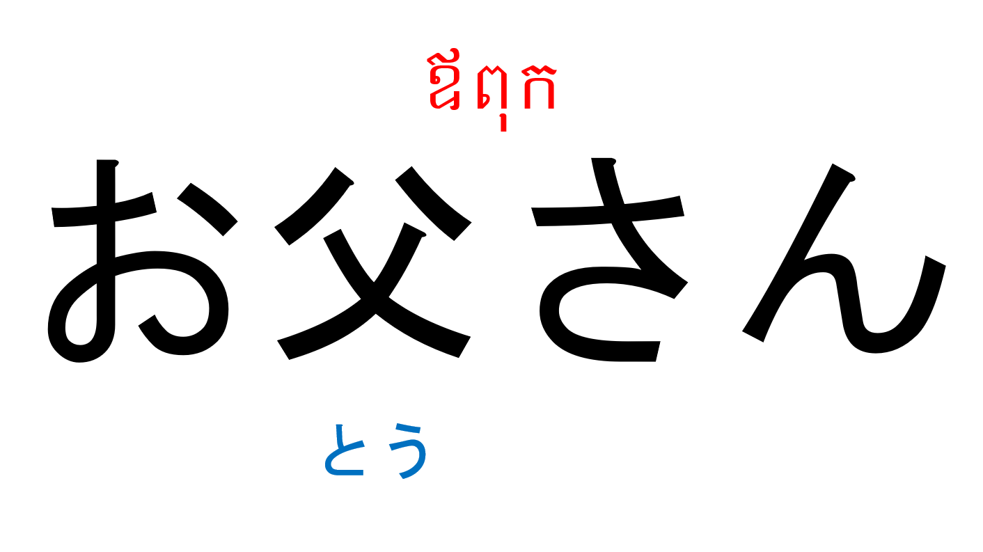 漢字スライド_初級1_第17課 ស្លាយកាន់ជិ ភាគ១ មេរៀនទី១៧
