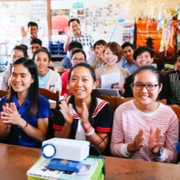 Singing a Japanese song